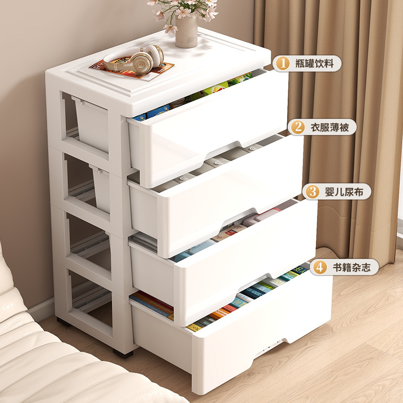 Storage Box Drawer-type Storage Cabinet Living Room Multi-layer Storage Cabinet Home Storage Cabinet Toy Box Clothes Organizer Box