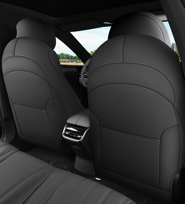 Changan Qiyuan A07 Special Car Seat Cover, Four-Season Universal Seat Cushion, Suede Leather Seat Cushion, Ventilated and Breathable Seat Cover