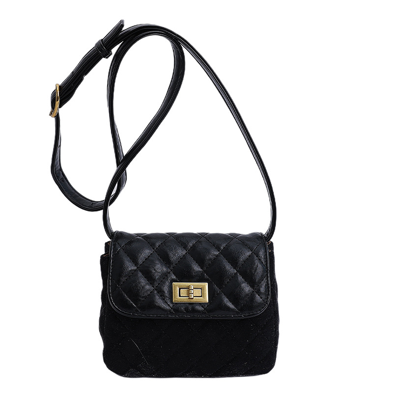 Bolso de mujer 2025 nuevo estilo Xiaoxiao Ling color contraste mochila de textura de lujo ligero de alto nivel bolso de hombro pequeño