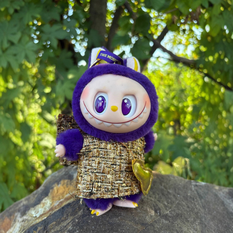 泡泡拉布布玛特labubu公仔甜心 皇后 猕猴桃 春天毛绒玩具心动盲|undefined