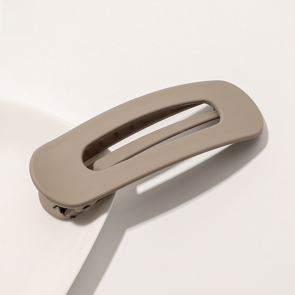 Qiyue matt värvi küljeklamber suur juuksenõel pesu näoklamber küljeklamber lihtne tukk juuksenõel pardilindiga peakate_voghion.com