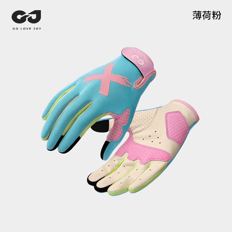 GOLOVEJOY高乐捷秋冬骑行手套男女透气防滑耐磨机车骑车全指触屏|undefined