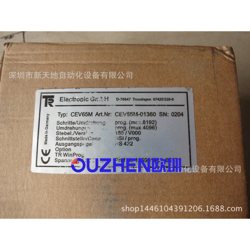 全新德国原装TR编码器CEV65M-01360正品现货 议价为准