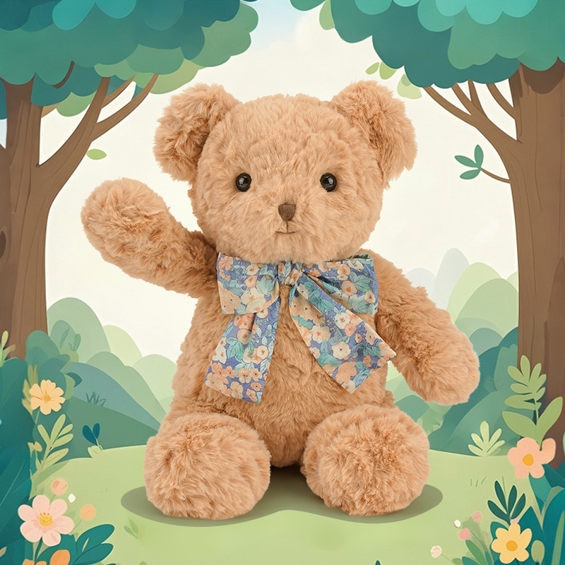 Barceló oso calabaza oso muñeca de oso niña peluche muñeca abrazo oso consolar muñeca regalo de cumpleaños al por mayor