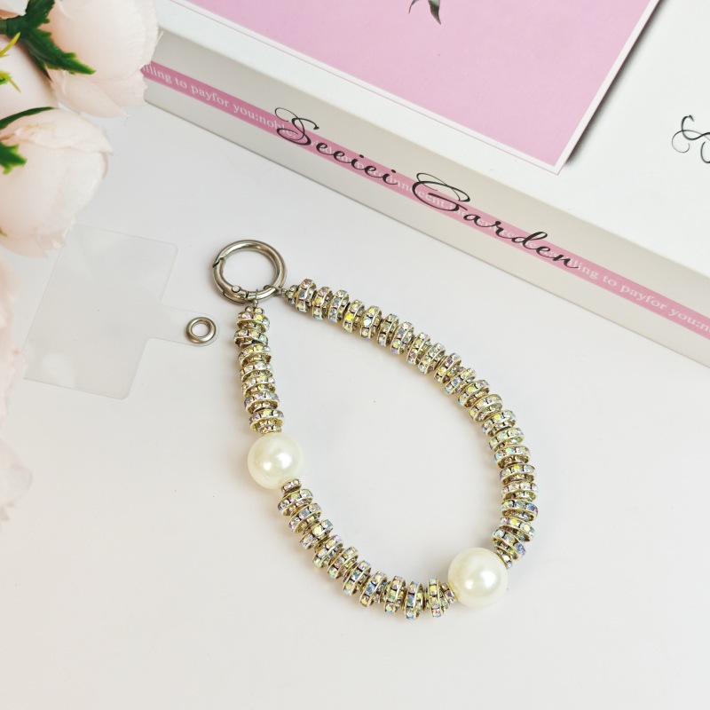 다이아몬드 반지 더블 진주 팔찌