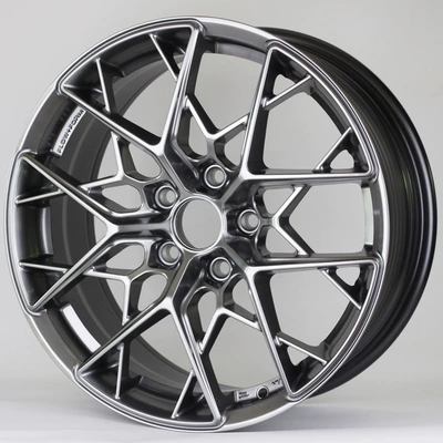 Hub, Series 525, modified 530, forged 3 - 17x8j-ff10-titanium-silver
