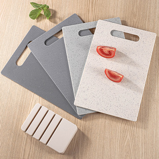 Cross-border wheat straw classification cutting board plastic creative cutting board storage kitchen household fruit complementary cutting board