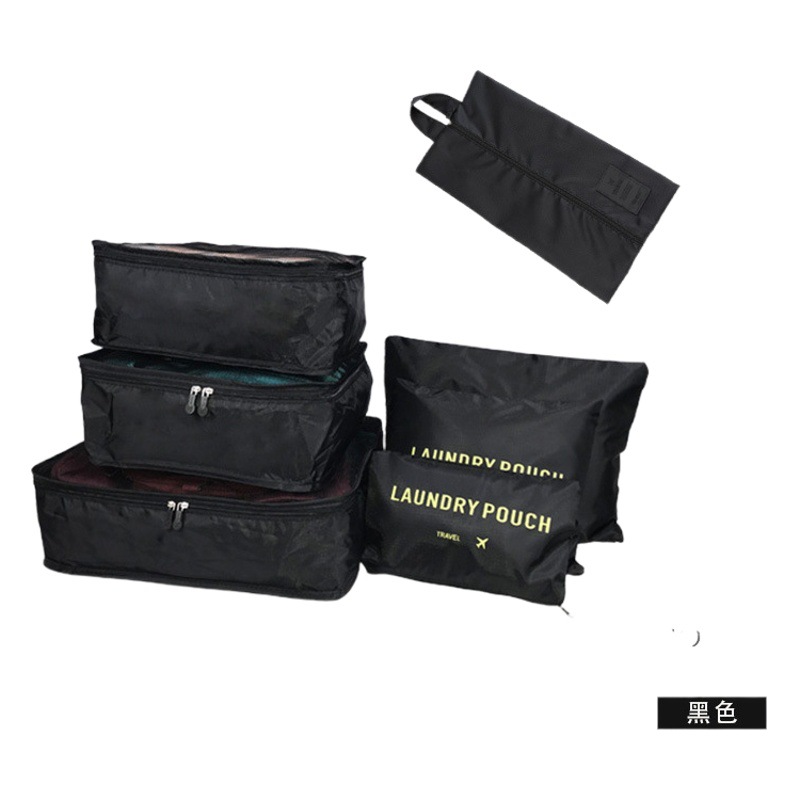 En stock al por mayor ropa de viaje que organiza la bolsa de almacenamiento clasificación de equipaje de gran capacidad Portátil Bolsa de almacenamiento de siete piezas