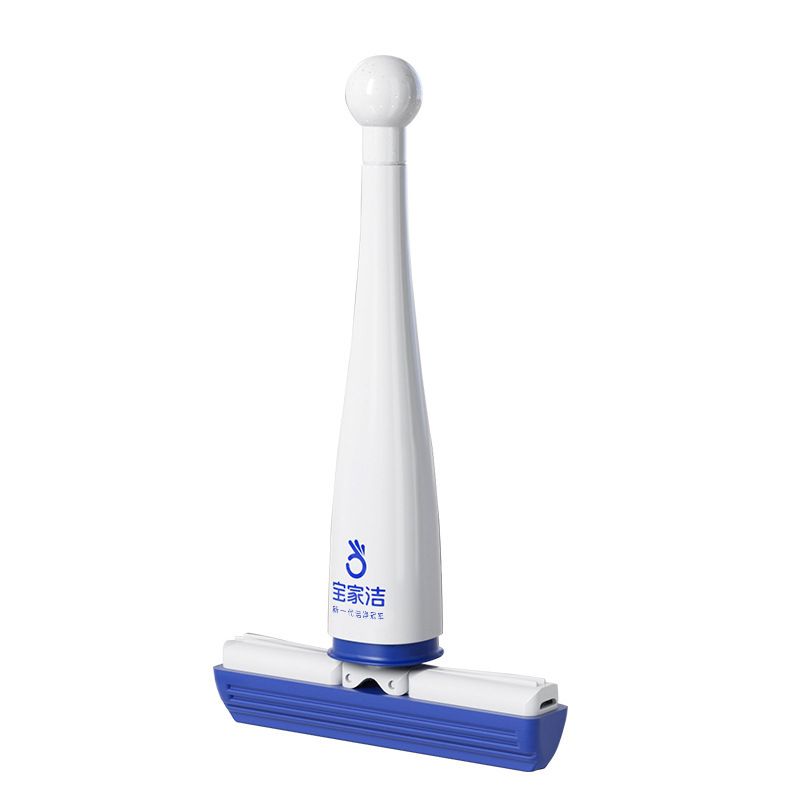[Blue desktop mop] Two cotton heads
