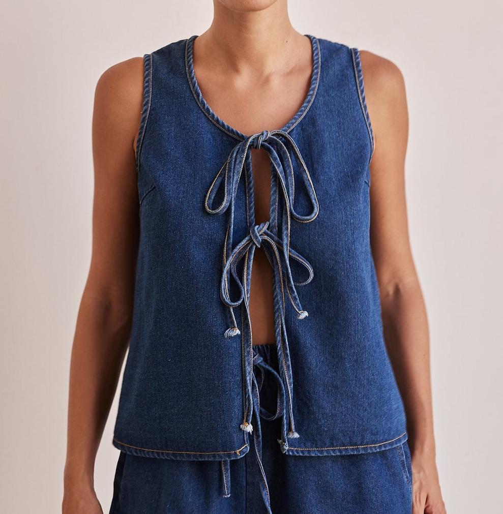 182g Weight Sleeveless Sleeve Length Cotton, Polyester, Denim Fabric Type Shorts Co-ord Set Sets Type 2 Pieces Set, 1 PCS/Package Quantity Holiday, Banquet, Selfie Occasion Round Neck Neckline Pocket Function Regular Fit Fit Type Solid Color Pattern Summer Season Women's Gender Casual, Elegant, Streetwear Style Holiday Banquet Selfie Women's Casual Elegant Streetwear Solid Color Cotton Polyester Denim Shorts Co-ord Set Shorts Sets 11