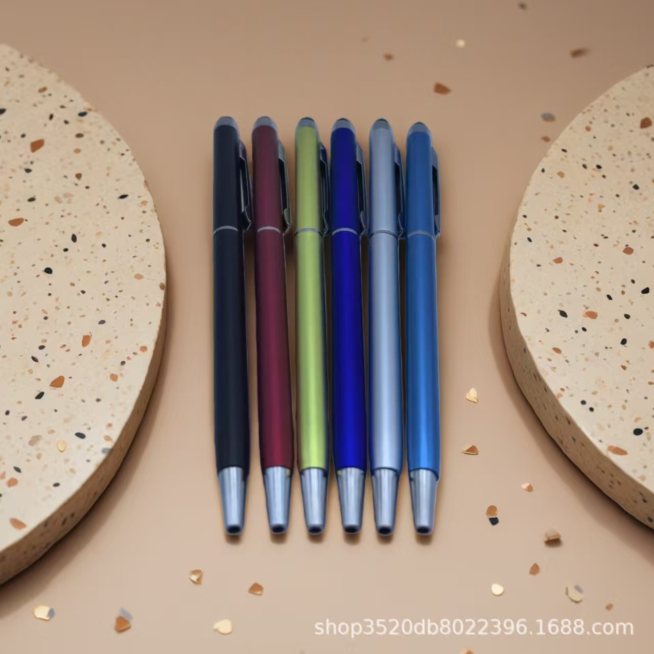 现货批发小高士圆珠笔可印刷logo酒店广告多色笔金属高士小西华笔