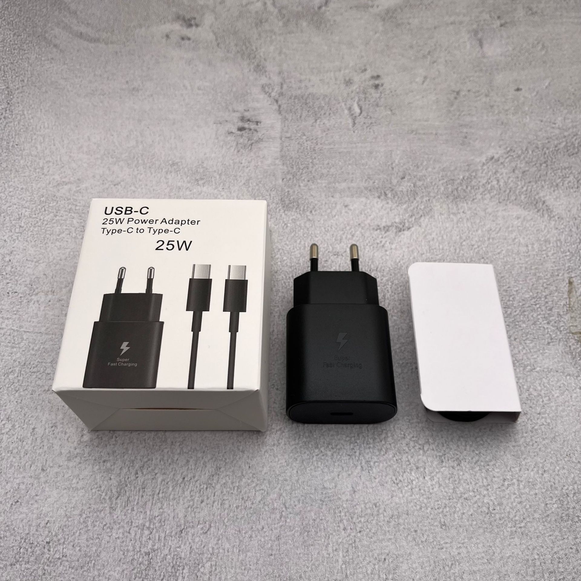 For Samsung S22Ultra charger head 25W super fast charging GalaxyS2 mobile phone charging head Samsu