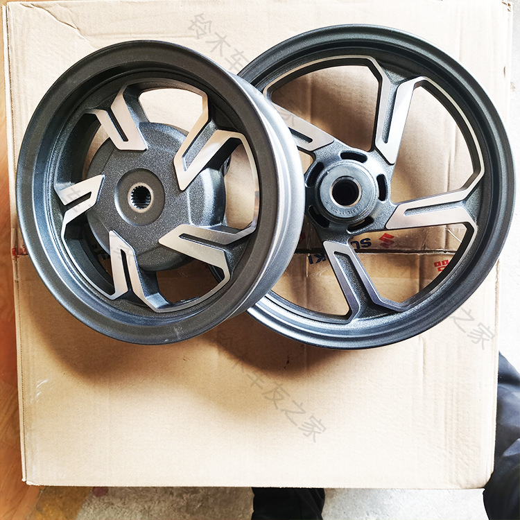 Suitable for Qingqi Suzuki Scooter Uy125T Front and Rear Aluminum Alloy Wheel Rims Original Electric Only