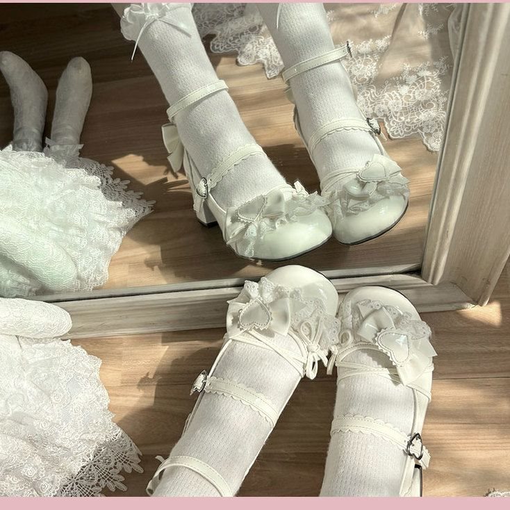 Large Size 41-42 Forest Princess Original Lolita Shoes, Mid-Heel Round-Toe Japanese-Style Cute Lo Shoes, Mary Jane Women's Shoes Large Size 41-42 Forest Princess Original Lolita Shoes, Mid-Heel Round-Toe Japanese-Style Cute Lo Shoes, Mary Jane Women's Shoes