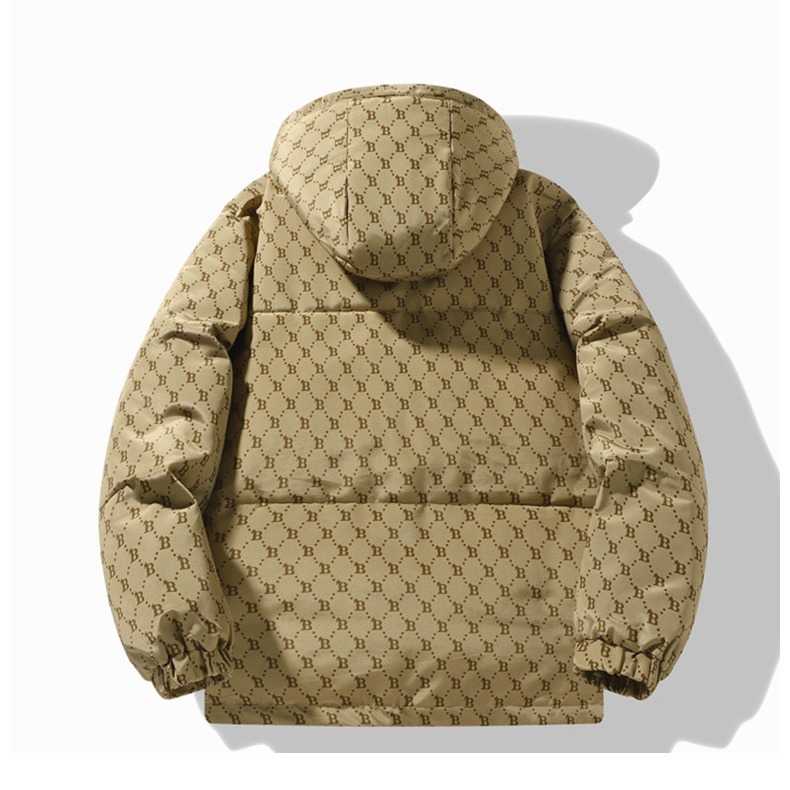 Ropa de algodón gruesa para comercio exterior, resistente al frío, venta al por mayor de fábrica, chaquetas de algodón de marca de moda, parkas cálidas estilo coreano, tops estilo celebridad.