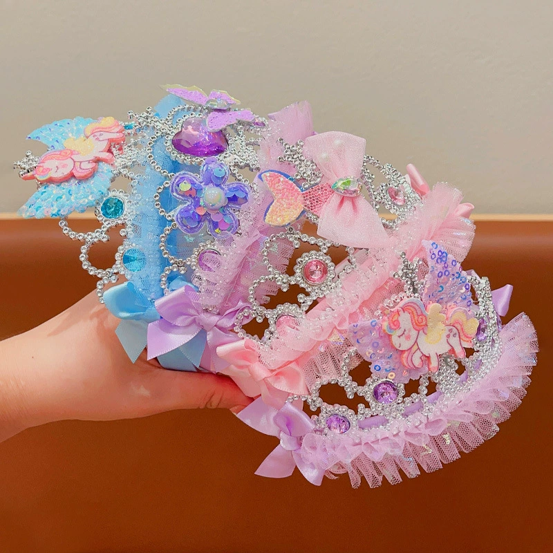 Children's headband, hairpins, hair accessory, crown, Birthday gift
