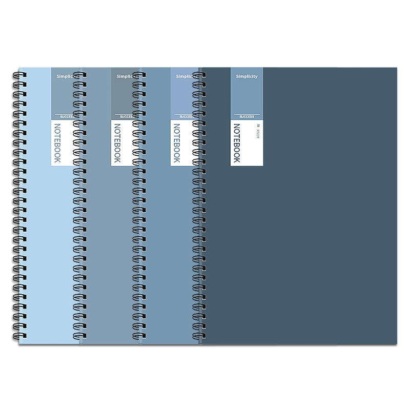 코일노트 B5 대학생 고등학생 중학생 심플 문학 초두꺼운 가로줄 부드러운 가죽노트 두꺼워짐