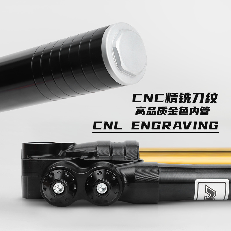 Uf2 High-End Version 46-Core Inverted Preload Adjustable Cnc Gold Tube Front Shock Absorber for Ninebot Mavic Mspdds Modification