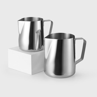 Pull flower jar to beat milk cup stainless steel milk cup pull flower coffee princess coffee appliance stainless steel pull flower cup melting wax cup