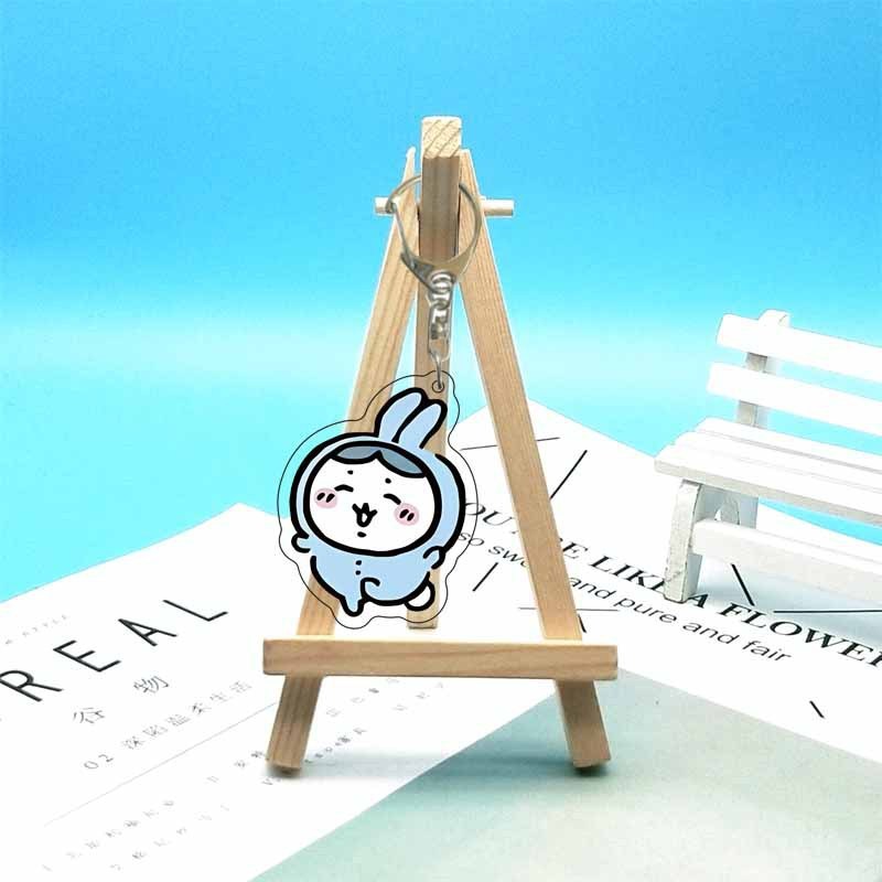 chiikawa ジイカワ ハチ小八 ins 漫画かわいいランドセル小さなペンダントアクリルキーホルダー|undefined