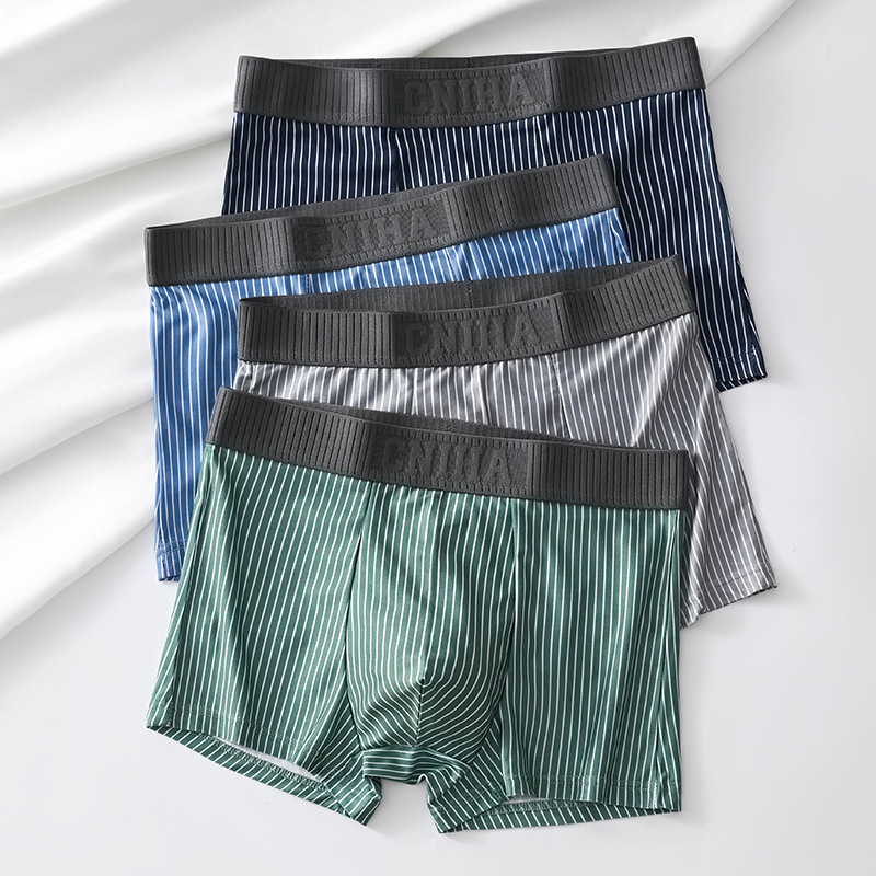 Men's Underwear Breathable Men's Boxers Underwear Boys Trendy Sports Teenagers Boxers Shorts Thin