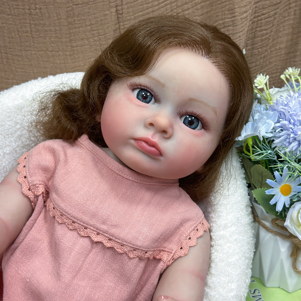 cm pesado muñeca regalos de goma blanda juguetes 55 simulación de chicas para acompañar a los niños Tu muñeca