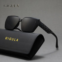 跨境新款墨镜女高级感防晒防紫外线网红太阳眼镜女款大脸显瘦批发