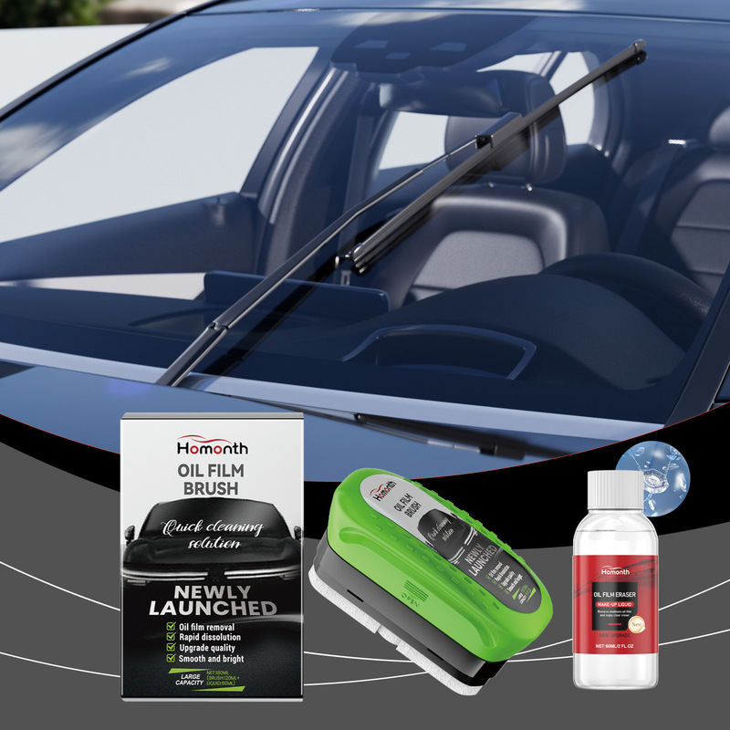 Homonth Car Oil Film Cleaning Brush Set, Decontamination and Refreshing Car Window Rainproof Glass Cleaning Brush Homonth Car Oil Film Cleaning Brush Set, Decontamination and Refreshing Car Window Rainproof Glass Cleaning Brush