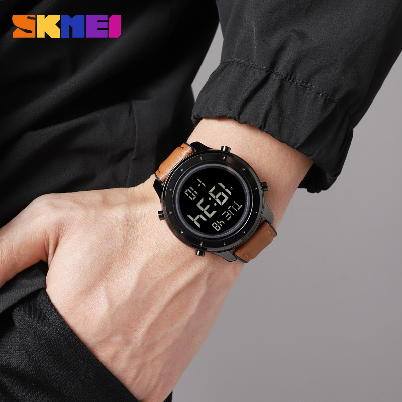 SKMEI reloj electrónico deportivo Delgado multifuncional impermeable reloj de estudiante masculino reloj casual de moda al aire libre