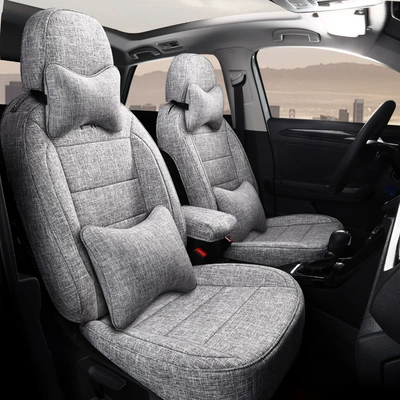 Suitable for Volkswagen Tanyue five-seat Modelə uyğun (Original) oturacaq örtükləri - simple-grey-deluxe-edition-remarks-model-year