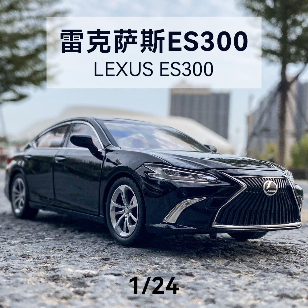 골든 큐브 1:24 시뮬레이션 합금 LEXUS ES300 자동차 모델 사운드 및 조명 음향 효과 백 포스 장식품 컬렉션