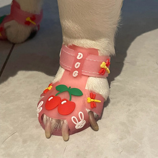 Dog Sandals, Summer Shoes, Pet Shoes, Cartoon Fashion, Non-Slip, Breathable, Trendy Rain Boots, Waterproof and Anti-Falling for Small Size Dogss