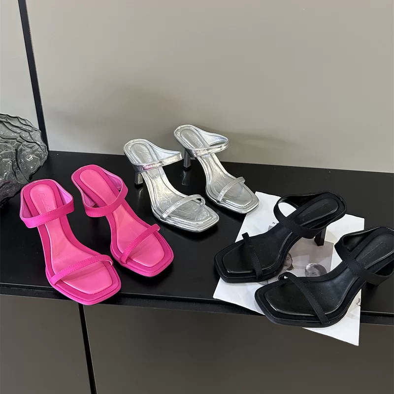 Летние шлепанцы, 2-2024 года, французский стиль