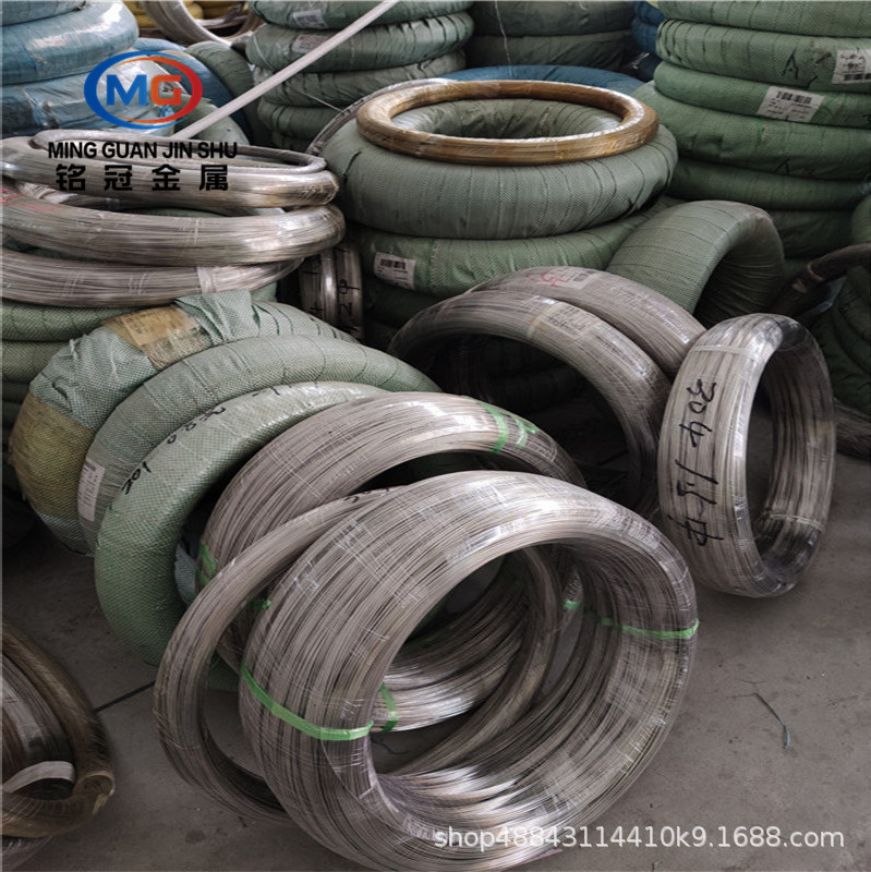 现货批发3045不锈钢丝1.56不锈钢电解线压扁不锈钢异性钢线弹簧线