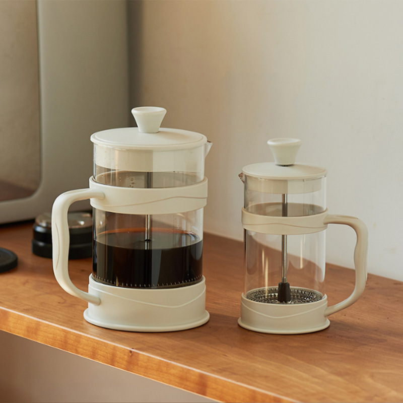 Labeling French Filter Press Glass Tea Maker Hand Pressure Filter Cup Brewing Cold Extraction Pot Hand Coffee Pot Labeling French Filter Press Glass Tea Maker Hand Pressure Filter Cup Brewing Cold Extraction Pot Hand Coffee Pot