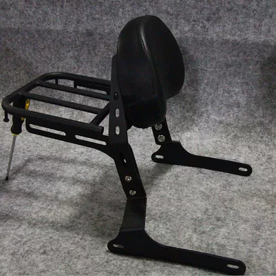 Flash 300 Motorcycle Modified Rear: Motorcycle tail - plate-shaped-waist-shaped-low-backrest-tube-shelf