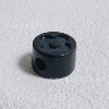 [亚克力：圆形黑色花]