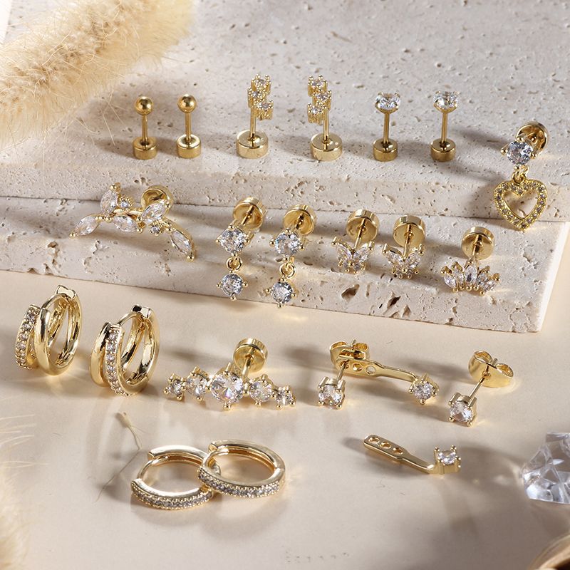 Labret piercing jewelry detail image