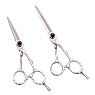 Achabi 5.5/6 inch flat haircut scissors hair stylist professional hair repair tools straight cut bangs hairdressing scissors