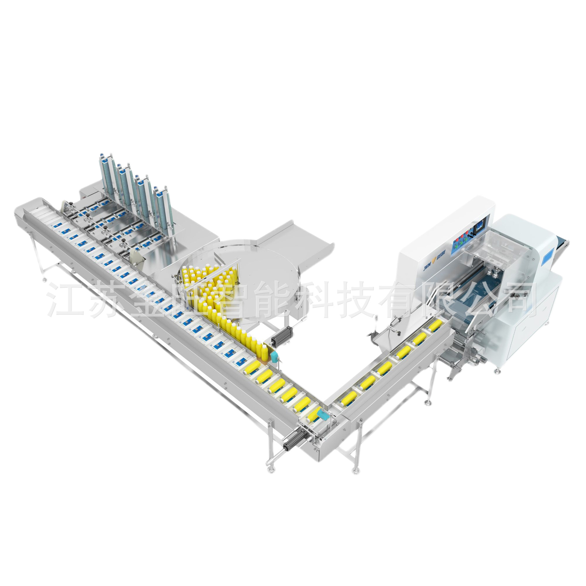 多袋组合包装线灌装机瓶装生产线包装机自动袋装机灌封智能分装