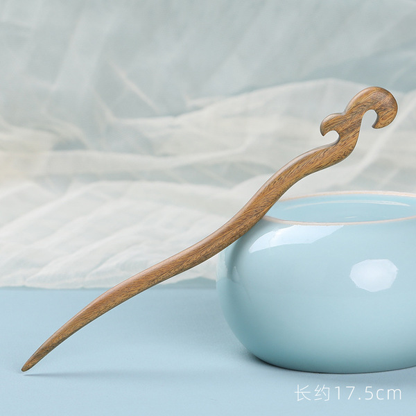 Chinese hairpin green sandalwood