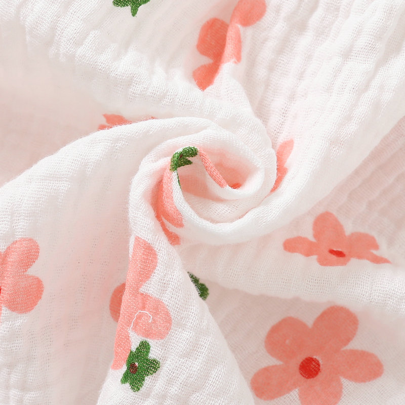 Verano del bebé fresco Sling triángulo mameluco niña flor gasa dulce fresco vaina sombrero para el envío