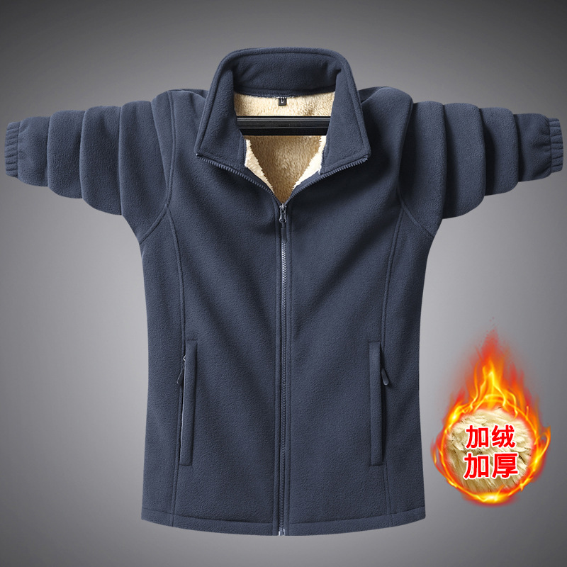 Chaqueta de Forro Polar para Hombre, Otoño 24, Nueva Chaqueta Deportiva Informal de Forro Polar, Chaqueta de Forro Polar Cortavientos para Hombre, Capa Interior Superior