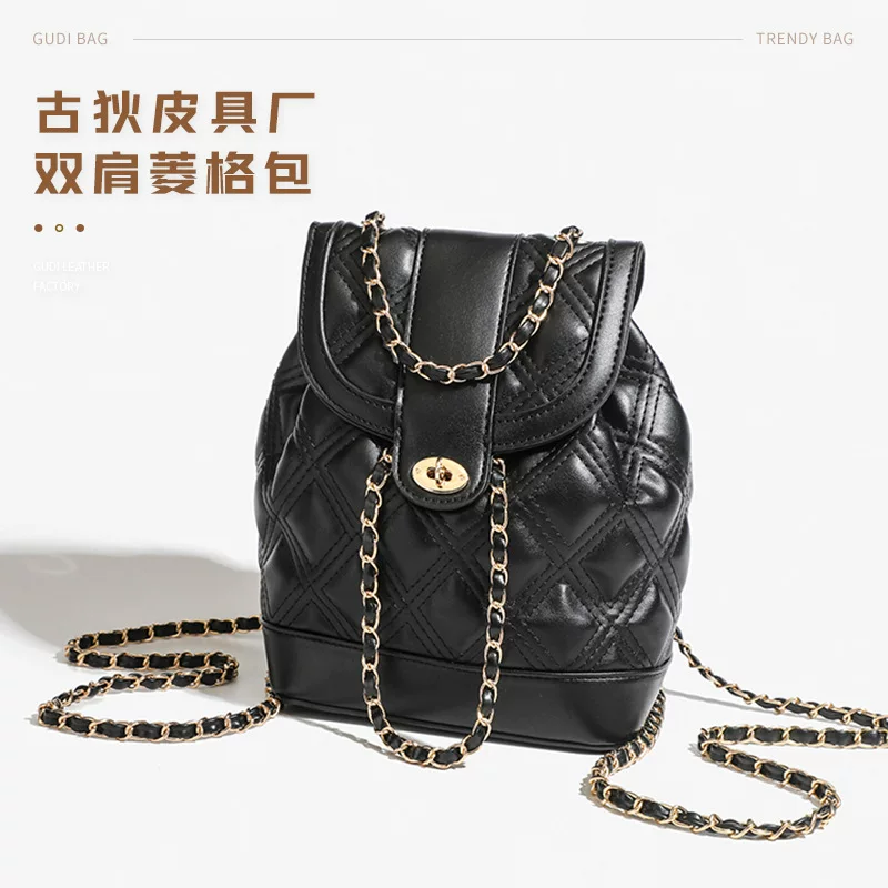 Рюкзак бренда цепь, сумка, корейский стиль, стиль Chanel