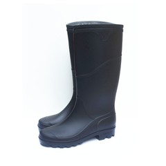 High-Capacity PVC Men's Rain Boots, Thick and Firm Rain Boots, High-Top Farm Water Shoes, Integrated Work Boots, Can Be Added with Wool, Industrial Boots