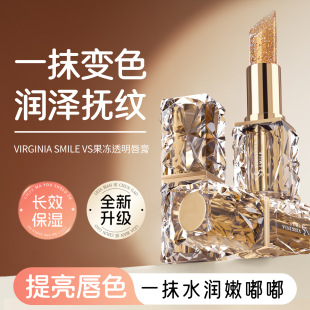 The color-sensitive lipstick lipstick is durable, not easy to fade, moisturizing, moisturizing, temperature-sensitive transparent jelly lipstick cross-border
