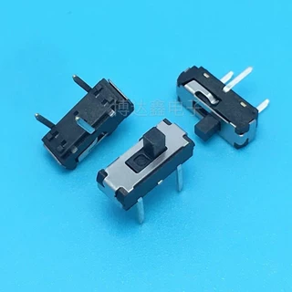 博达鑫MSS22D18A/MSS22D16迷你小微型拨动开关2档3脚插脚直通电源