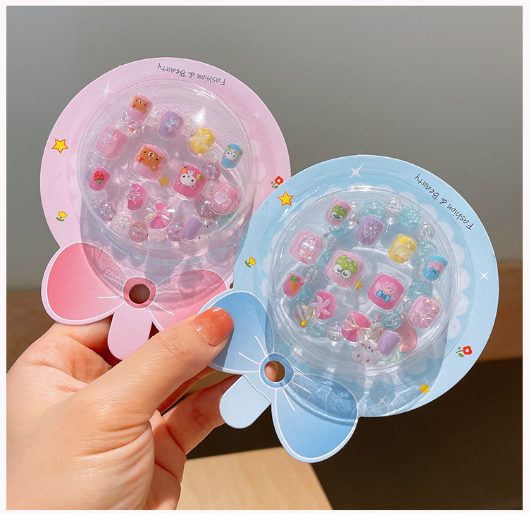 80g Weight Nail Patches Nail Supplies 1 Set Quantity Simple Style Cartoon Plastic Resin Nail Patches 1 Set
