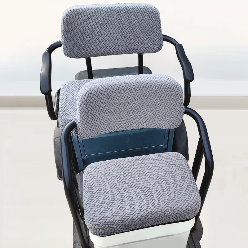 Three-Wheeler Seat Cover, Universal for All Seasons, Fully Enclosed Elastic Seat Cover, Universal Electric Three-Wheeler Seat Cover, Seat Protector