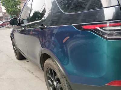 Direct Supply from the Manufacturer, Auto Color Change Film - pb-4004-glossy-diamond-green-charm-blue-15217-pet-bottom